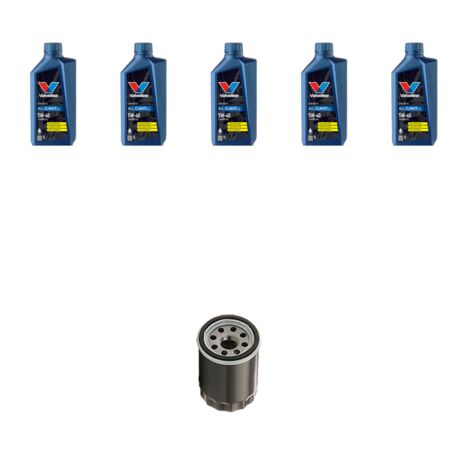 Kit filtro olio e 5L compatibile con Audi TT (8N3) 1.8 20v turbo 132kw dal 1998 al 2005