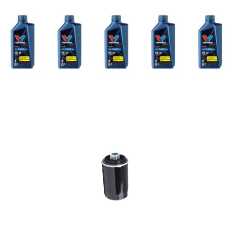 Kit filtro olio e 5L compatibile con Audi TT II (8J3) 1.8 tfsi 118kw dal 2008