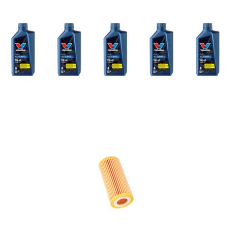 Kit filtro olio e 5L compatibile con Bmw serie 1 (E81,E82,E87,E88) 116i 85kw dal 2004 al 2007