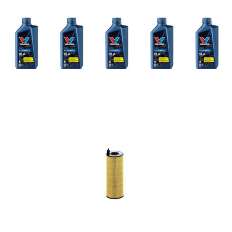 Kit filtro olio e 5L compatibile con Bmw Serie 1 (F20,F21) 116d 85kw dal 2015