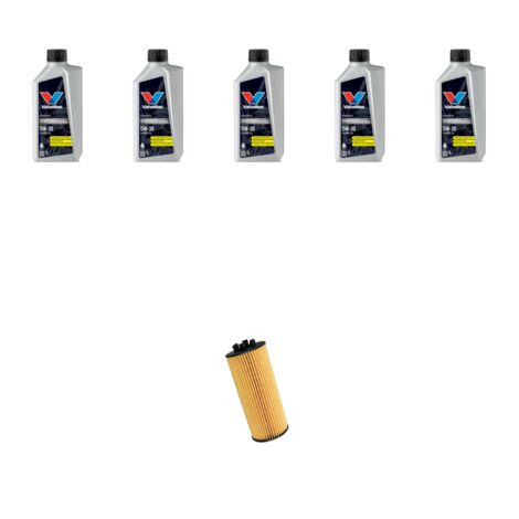 Kit filtro olio e 5L compatibile con Bmw Serie 2 (F45,F46) 218I 100kw dal 2014