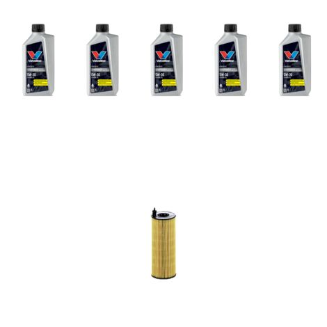 Kit filtro olio e 5L compatibile con Bmw serie 3 (F30, F80,F31) 318I 100kw dal 2015