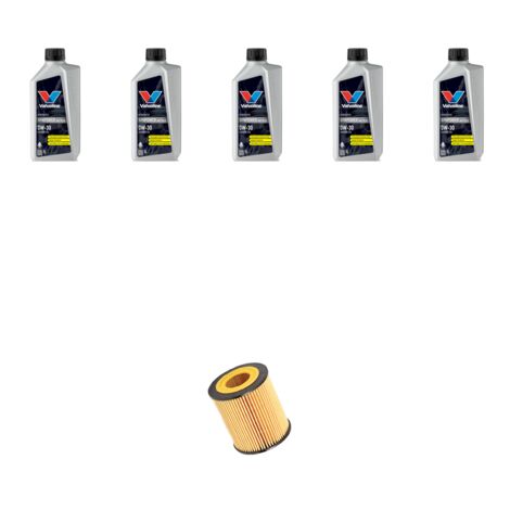 Kit filtro olio e 5L compatibile con Bmw serie 3 (F30, F80,F31) 320I 120kw dal 2012
