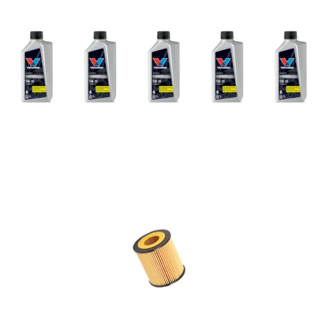 Kit filtro olio e 5L compatibile con Bmw serie 3 (F30, F80,F31) 328IX 180kw dal 2011