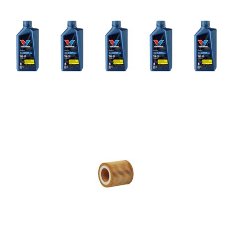 Kit filtro olio e 5L compatibile con Bmw serie 3 Gt (F34) 320i 135kw dal 2013