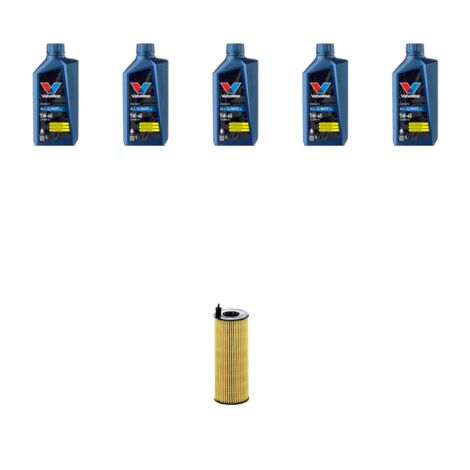 Kit filtro olio e 5L compatibile con Bmw serie 3 Gt (F34) 325d 165kw dal 2016