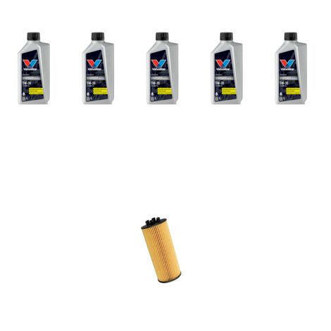 Kit filtro olio e 5L compatibile con bmw x1 (F48) 18i 103kw dal 2017