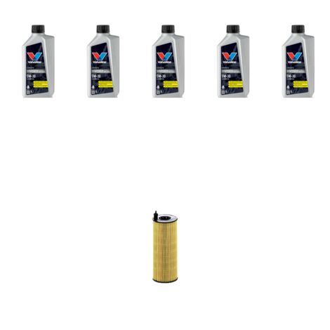 Kit filtro olio e 5L compatibile con Bmw x3 (F25) 18d 110kw dal 2014 al 2017