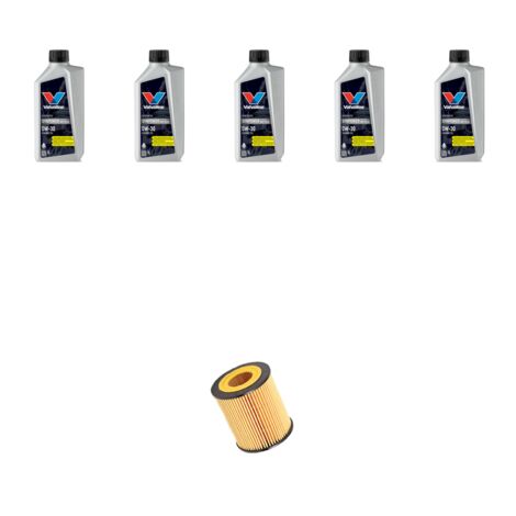Kit filtro olio e 5L compatibile con Bmw x3 (F25) 28ix 2.0 180kw dal 2012
