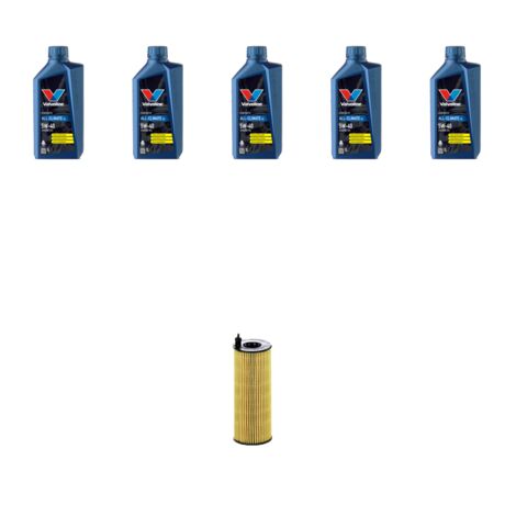 Kit filtro olio e 5L compatibile con Bmw x4 (G02,F98) 25dx 155kw dal 2018