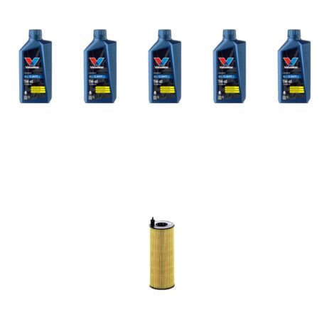 Kit filtro olio e 5L compatibile con Bmw x5 (F15,F85) 25d 170kw dal 2015