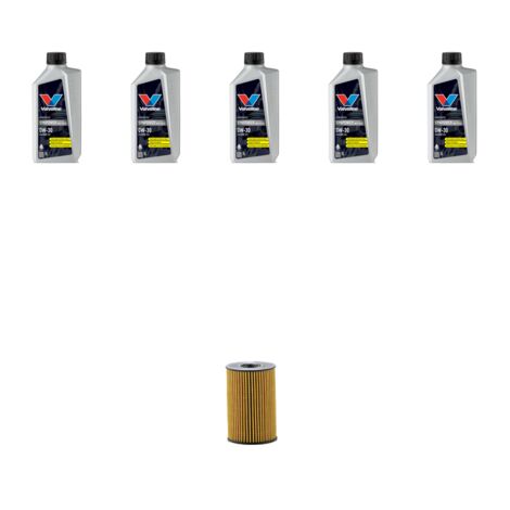Kit filtro olio e 5L compatibile con Citroen Berlingo II 1.6 vti 72kw dal 2010