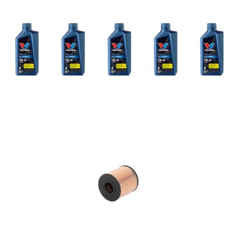 Kit filtro olio e 5L compatibile con Citroen C4 2.0 16v automatic 103kw dal 2004 al 2010