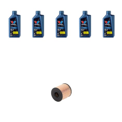 Kit filtro olio e 5L compatibile con Citroen C5 2.0 16v 103kw dal 2004