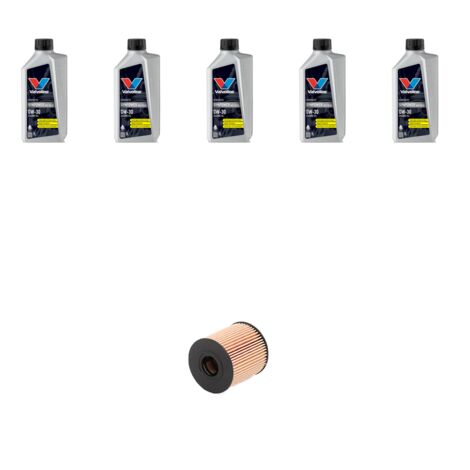 Kit filtro olio e 5L compatibile con Citroen C5 Aircross 1.6 hybrid 165kw dal 2020