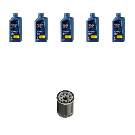 Kit filtro olio e 5L compatibile con Citroen C6 3.0 v6 155kw dal 2005