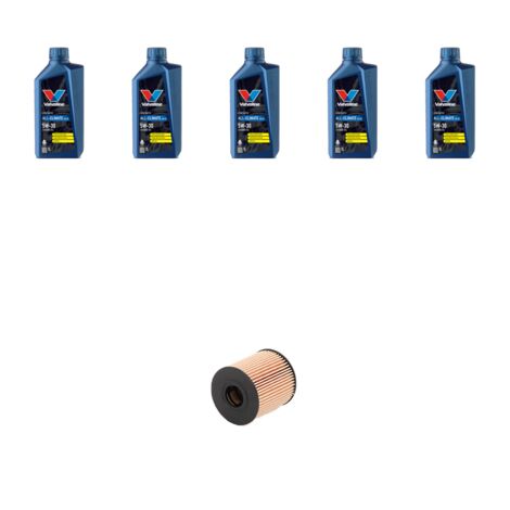 Kit filtro olio e 5L compatibile con Citroen Jumpy II 2.0 Hdi 100kw dal 2007