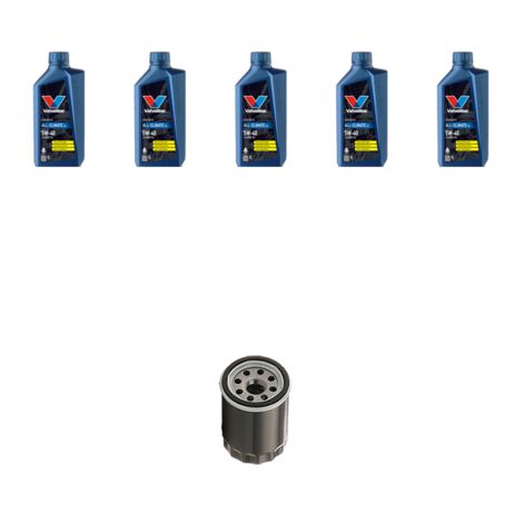 Kit filtro olio e 5L compatibile con Citroen Xsara 1.9 Diesel 50kw dal 1997