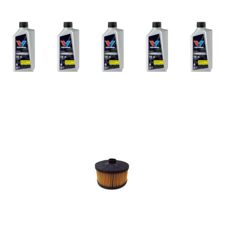 Kit filtro olio e 5L compatibile con Dacia Lodgy 1.2 Tce 85kw dal 2012