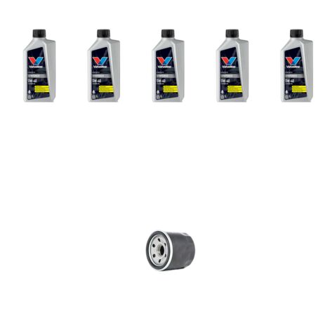 Kit filtro olio e 5L compatibile con Dodge Caliber 2.4 Turbo 217kw dal 2007