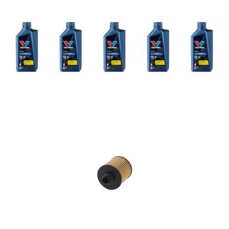 Kit filtro olio e 5L compatibile con Fiat 500L 1.6 D Multijet 88kw dal 2014