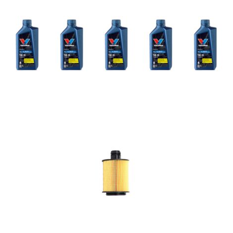 Kit filtro olio e 5L compatibile con Fiat Doblo II 2.0 JTD 99kw dal 2010