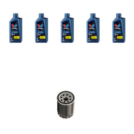 Kit filtro olio e 5L compatibile con Fiat Punto II 1.9 JTD 59kw dal 1999