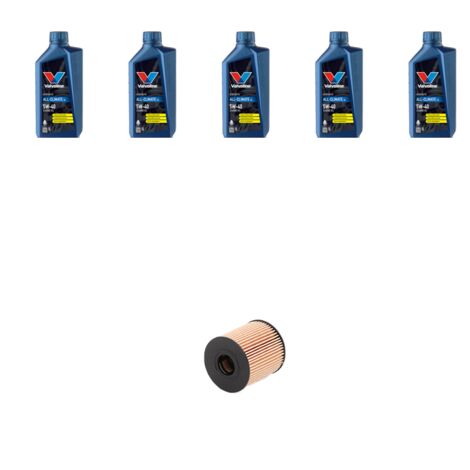 Kit filtro olio e 5L compatibile con Fiat Scudo II 2.0 jtd 88kw dal 2007