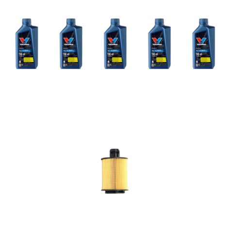 Kit filtro olio e 5L compatibile con Fiat Sedici (189) 2.0 JTD 99kw dal 2009