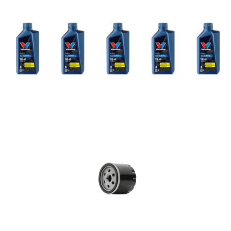 Kit filtro olio e 5L compatibile con Fiat Stilo 1.9 JTD 59kw dal 2001 al 2008