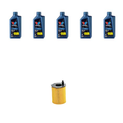 Kit filtro olio e 5L compatibile con Ford Ecosport 1.5 tdci 66kw dal 2014