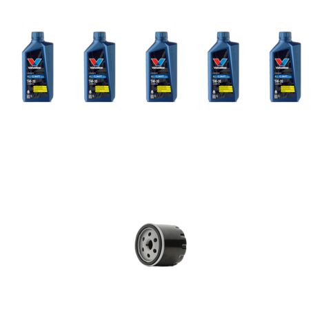 Kit filtro olio e 5L compatibile con Ford Fiesta VI 1.6 ti-vct sport 99kw dal 2011