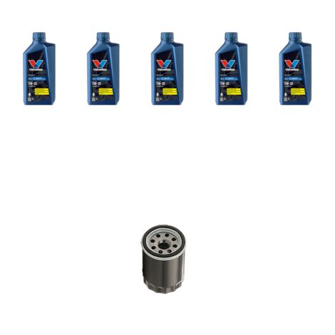 Kit filtro olio e 5L compatibile con Ford Fiesta VII 1.0 ecoBoost 63kw dal 2017