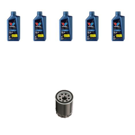 Kit filtro olio e 5L compatibile con Ford Fiesta VII 1.1 55kw dal 2019