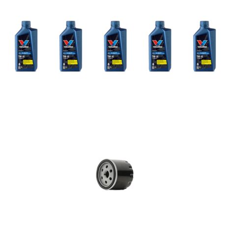 Kit filtro olio e 5L compatibile con Ford Focus III 1.6 Ti-VCT LPG 86kw dal 2012