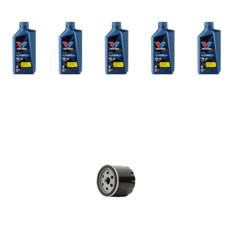 Kit filtro olio e 5L compatibile con Ford Fusion 1.4 16v 59kw dal 2002