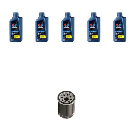 Kit filtro olio e 5L compatibile con Ford Fusion 1.6 74kw dal 2002