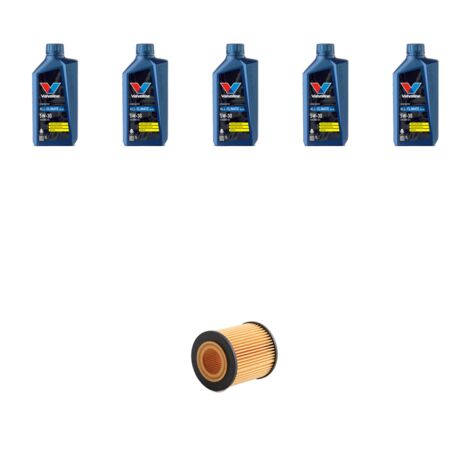 Kit filtro olio e 5L compatibile con Ford Mondeo III 2.0 106kw dal 2000 dal 2007
