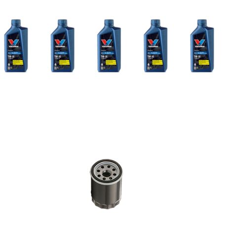 Kit filtro olio e 5L compatibile con Ford Mondeo V 1.0 EcoBoost 92kw dal 2015