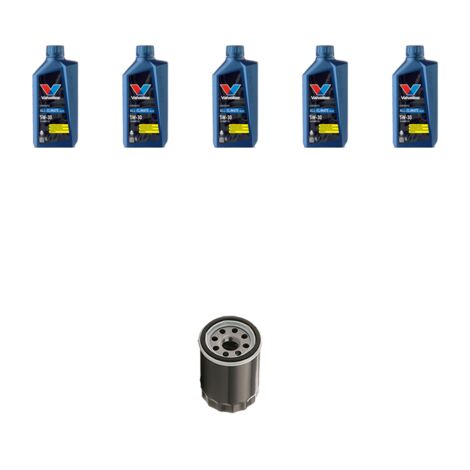 Kit filtro olio e 5L compatibile con Ford Transit Custom 1.0 EcoBoost PHEV 92kw dal 2019