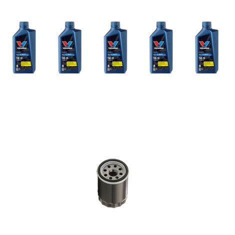 Kit filtro olio e 5L compatibile con Honda Accord Coupe VII 2.3i 16v 118kw dal 1998