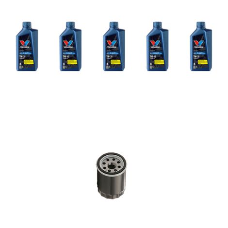 Kit filtro olio e 5L compatibile con Honda CR-V II 2.0 16v 110kw dal 2002