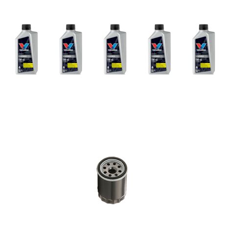 Kit filtro olio e 5L compatibile con Honda Stream 2.0 16v 115kw dal 2001