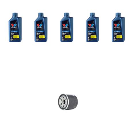 Kit filtro olio e 5L compatibile con Hyundai H1 Starex 2.4 99kw dal 2001