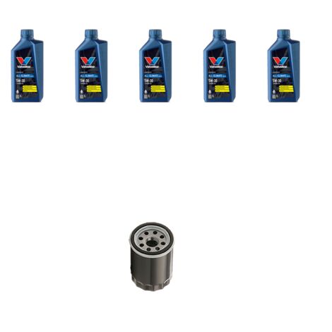 Kit filtro olio e 5L compatibile con Hyundai i20 II 1.4 74KW dal 2014
