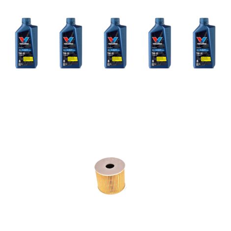 Kit filtro olio e 5L compatibile con Hyundai i40 II 1.6 CRDI 100KW dal 2018