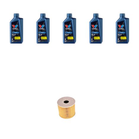 Kit filtro olio e 5L compatibile con Hyundai Tucson II 1.6 CRDi Hybrid 100kw dal 2019