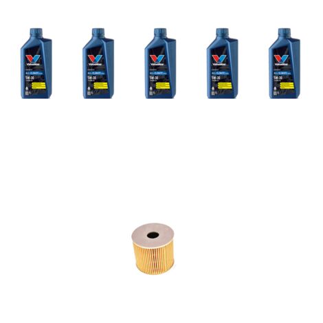 Kit filtro olio e 5L compatibile con Hyundai Tucson II 1.6 CRDi Hybrid 85kw dal 2019