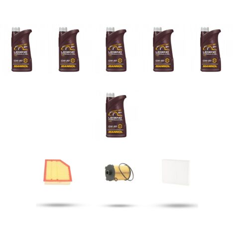 Kit filtro olio e 5L compatibile con Hyunday ix35 2.4 mpi 128kw dal 2010