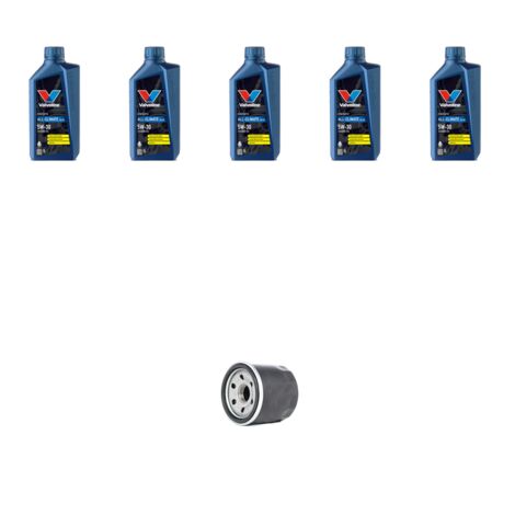 Kit filtro olio e 5L compatibile con Infiniti EX 37 v6 228kw dal 2007